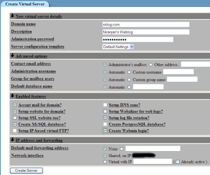 Virtualmin-Add-Vhost