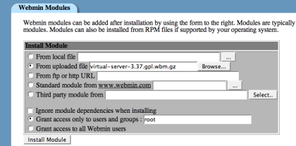 Virtualmin-Install