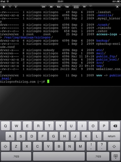 Ipad-Ssh