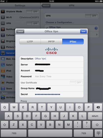 Ipad-Vpn